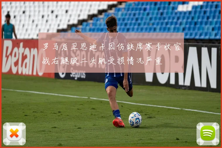 罗马后卫恩迪卡因伤缺席赛季收官战右腿股二头肌受损情况严重