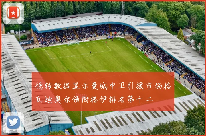 德转数据显示曼城中卫引援市场格瓦迪奥尔领衔格伊排名第十二